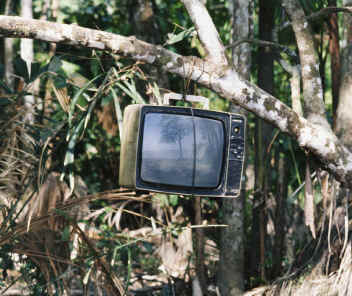 Apparecchio TV da rottamare